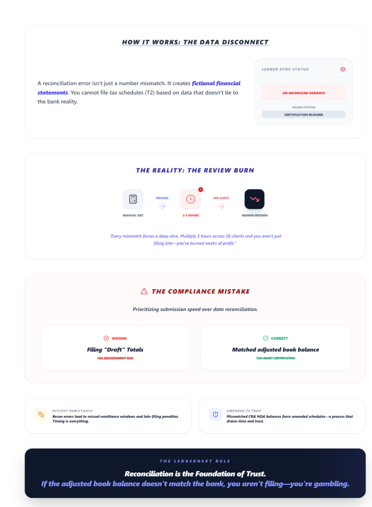 Why Do Reconciliation Errors Delay Tax Filing?